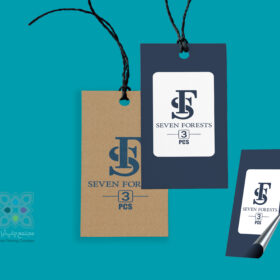 لیبل پشت چسبدار Seven