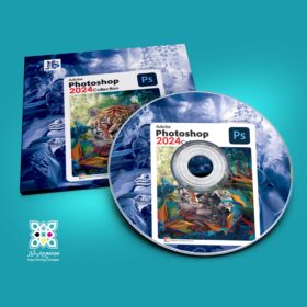 لیبل و کاور DVD فوتوشاپ 2024